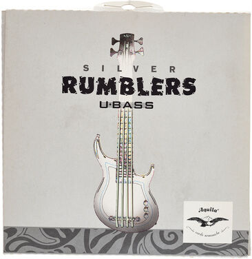 Kala Silver Rumblers U-Bass Strings Argent