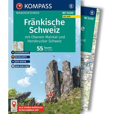 KOMPASS Wanderführer Fränkische Schweiz mit Oberem Maintal und Hersbrucker Schweiz, 55 Touren mit Extra-Tourenkarte, Taschenbuch von Lisa Aigner,