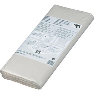Nips Seidenpapier 118725201, 2,5kg, grau, 50 x 75cm, ca. 250 Blätter, gefaltet, 28g/m²