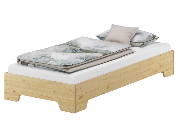 Futonbett Jugendbett Flachbett Kiefer Massiv 80 x 200 cm