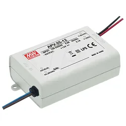 MW APV-25-12 - LED-Trafo, 25 W, 12 V DC, 2100 mA