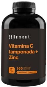 Zenement Vitamina C Tamponada + Zinco 365 VCaps