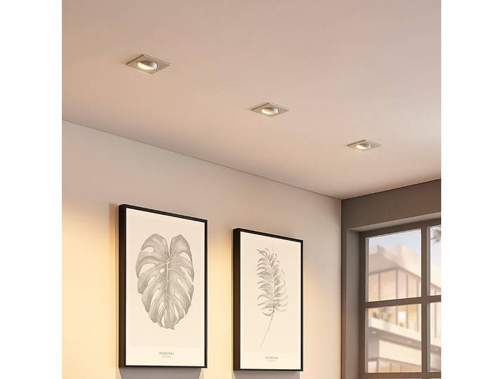 Enne Square Einbauspots White - Arcchio Sophia - Wohnzimmer - Modern - Metall - Eckig