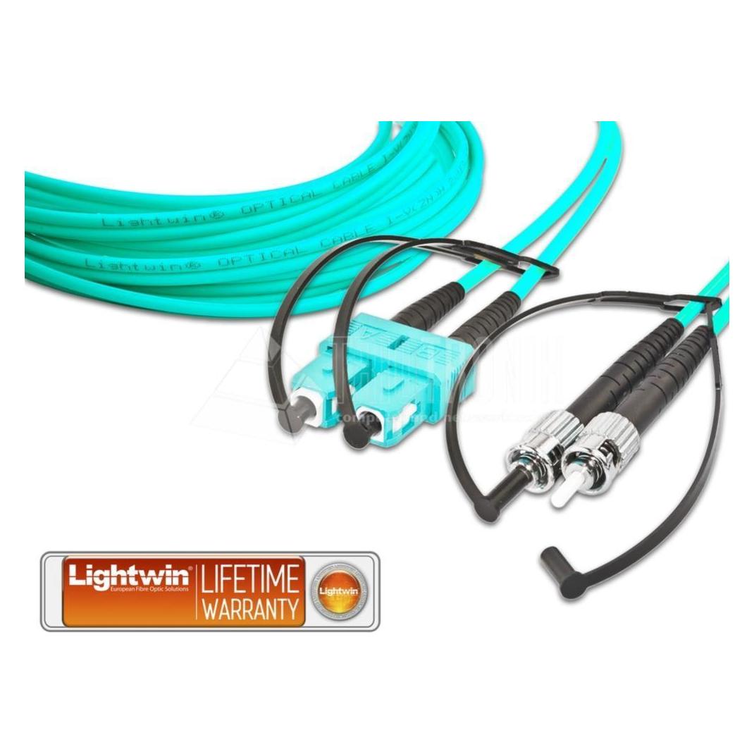 Lightwin High Quality Duplex LWL Patchkabel, MM OM3, SC (3 m) (LDP-50 SC-ST 3.0 OM3)