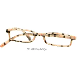 Lesebrille No.20 karobeige