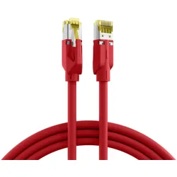 EFB IPK-6A-M-HFR-RT-0300 INFRALAN® RJ45 Patchkabel S/FTP, Cat.6A, TM31, UC900, 3m, rot IPK6AMHFRRT0300