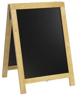 Securit Lavagna Sandwich 85 x 54 cm Nature Naturale