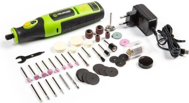 Fieldmann FDMB 200170-A Multifunctioneel gereedschap met accu, 7.2V Li-Ion, 70 accessoires, 5000-25000 omwentelingen per minuut
