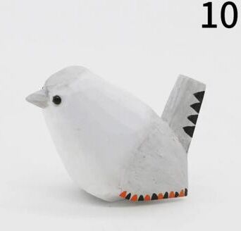 Uplift Picks Hand Carved Wooden Bird Figurine Mini Rustic Home Decor 10
