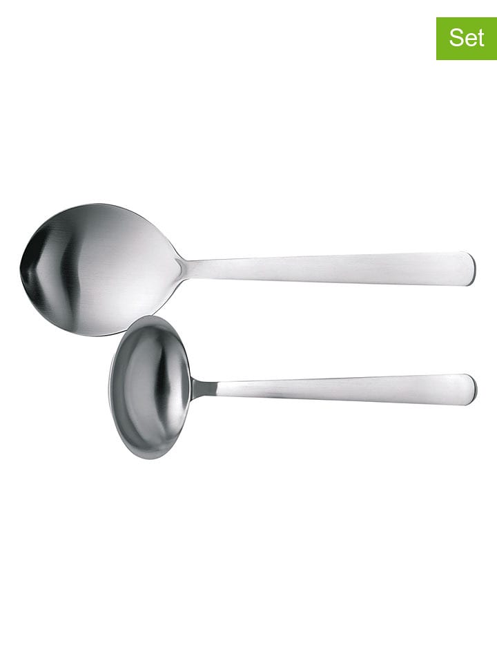 Fiskars 2tlg. Servierbesteck-Set in Silber - onesize