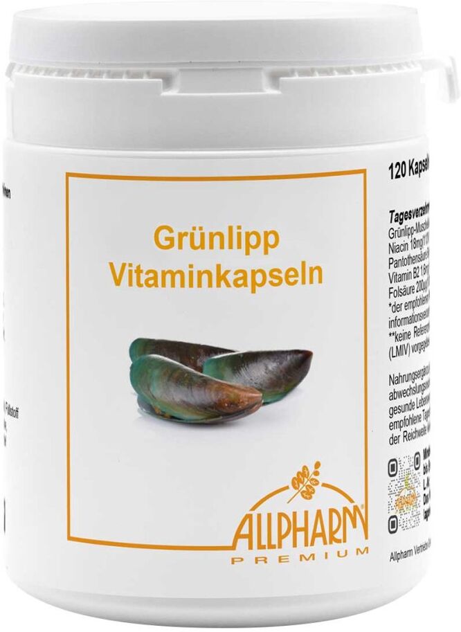 ALLPHARM Grünlipp Muschel Konzentrat Kapseln 120stk