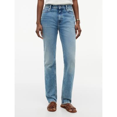 Slim-fit-Jeans TOMMY HILFIGER "SLIM NEW DOREEN LIGHT RW", Damen, Gr. 31, Länge 30, blau (new doreen light), Denim/Jeans, Obermaterial: 98% Baumwolle, 2% Elasthan, unifarben, slim fit lang, Jeans Slim-fit-Jeans, Baumwollmischung, slim fit