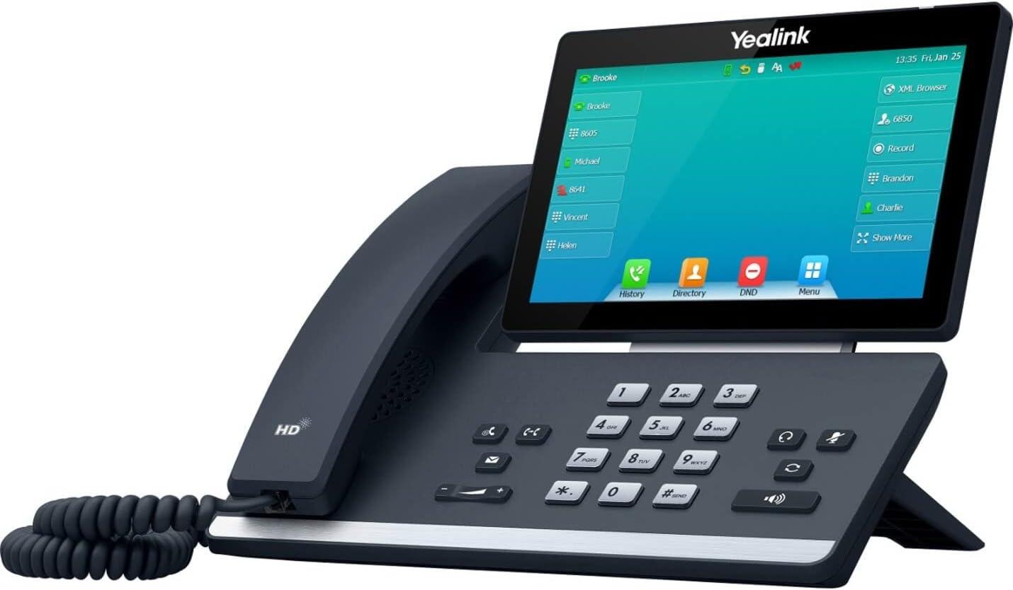 Yealink SIP-T57W - VoIP-Telefon mit Bluetooth-Schnittstelle mit Rufnummernanzeige 1301089