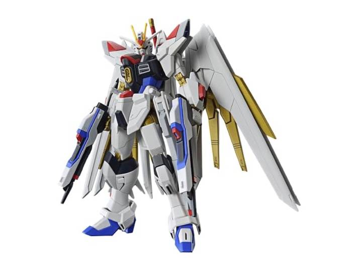BANDAI SPIRITS () HG Mobiel pak Gundam ZAAD VRIJHEID Mighty Strike Freedom Gundam 1/144 Schaal Kleurgecodeerd Plastic Model