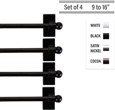 InStyledesign 7/16 inch dia. Magnetic Rod 9-16 inch long ( Set of 4 )