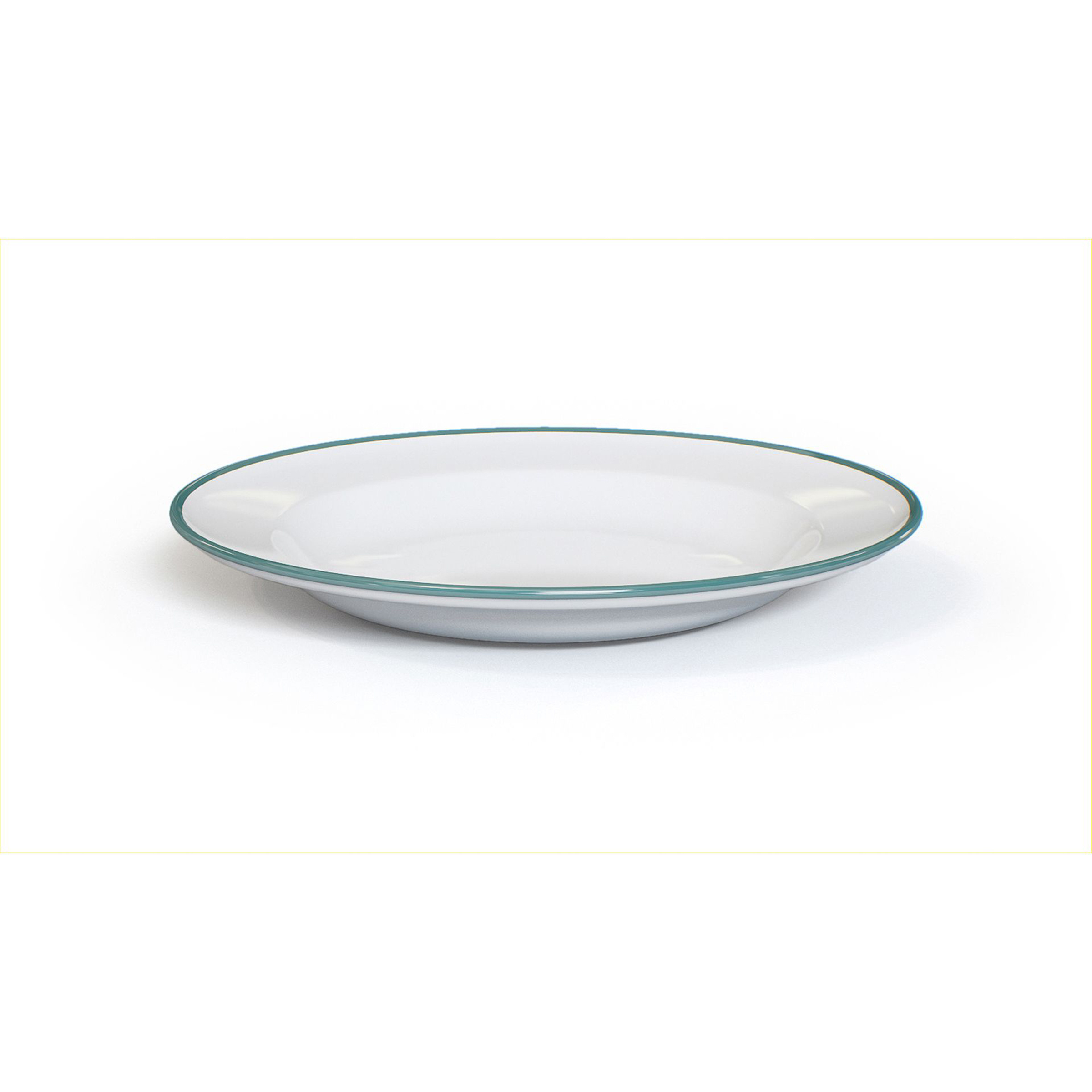 Origin Outdoors Emaille Teller Campinggeschirr weiss Größe 20cm-Flach