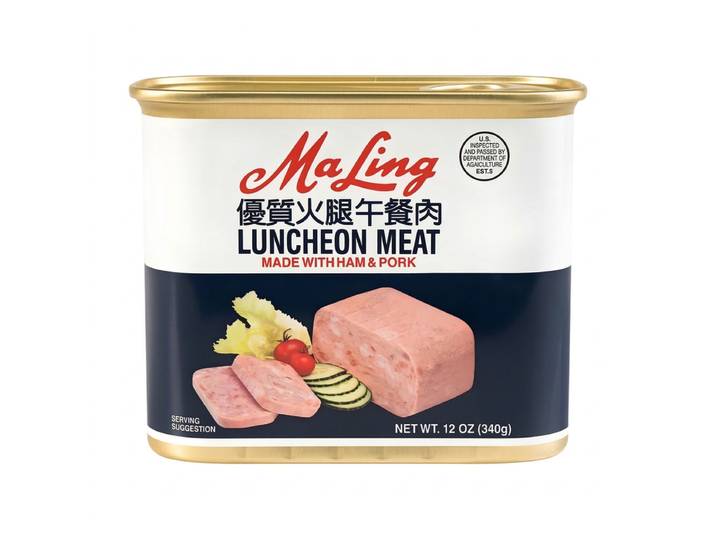 Ma Ling Viande de porc en conserve avec jambon, 340 g
