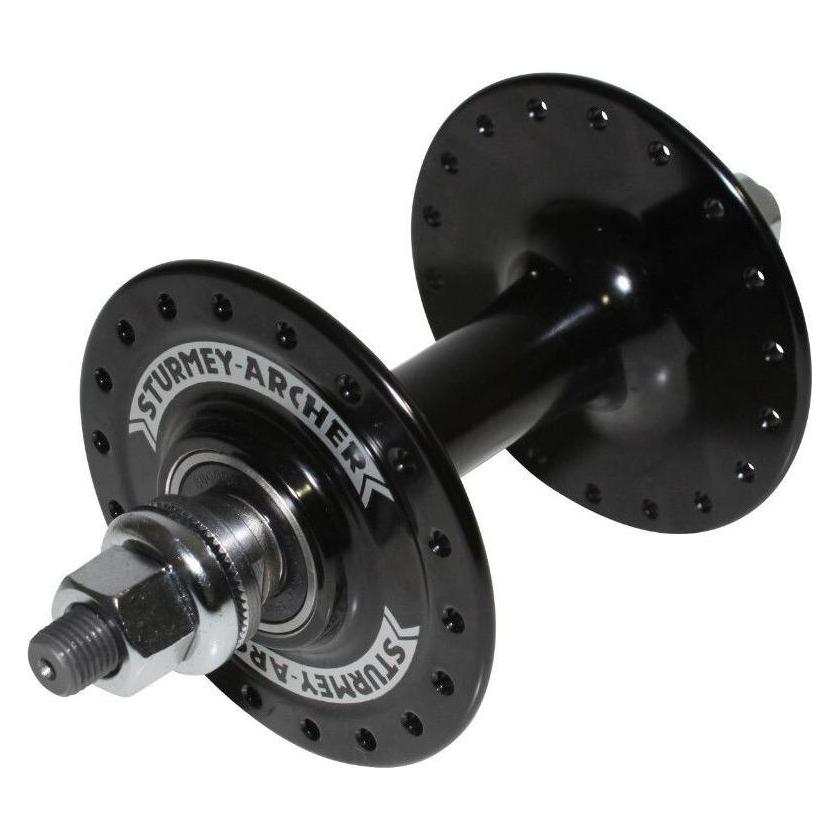 Sturmey Archer SA HBT-Vorderradnabe 9x1mm (Felgenbremse) (HBT 30 F black 36H)