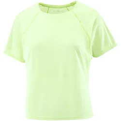 Salomon, Unisex, Sportshirt, Shakeout Air – Kurzärmliges SS-T-Shirt mit Schmetterlingsmotiv (XS), Gelb