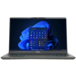 Fujitsu N14 LIFEBOOK U7411 1185G7-INTEL-CORE-I7 14inch FHD WEBCAM 16GB RAM 512GB SSD DE W11P (14", 512 GB, 16 GB, DE), Notebook, Grau
