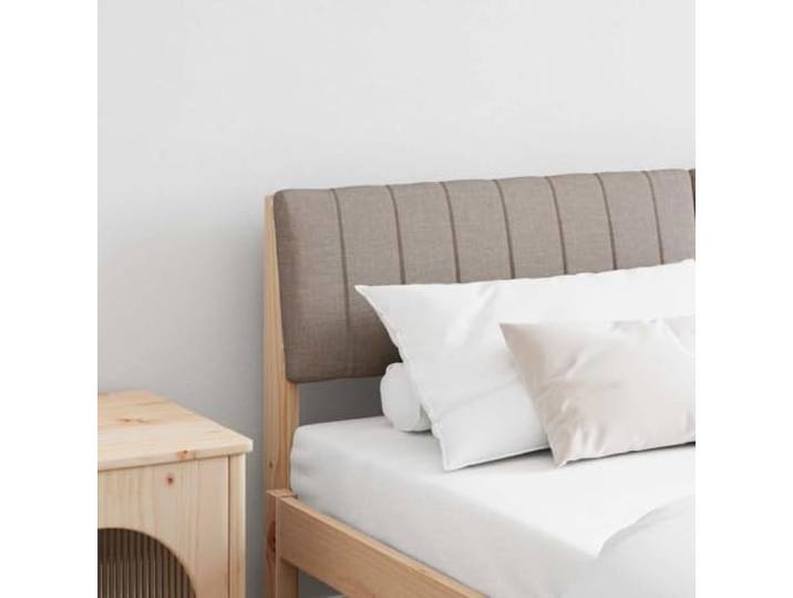 RJPLMFV Gepolstertes Kopfteil, Taupe, 160 cm, massives Kiefernholz Schaumstoffpolsterung, modernes Design, einfache Reinigung, bequem für ein modernes Bett