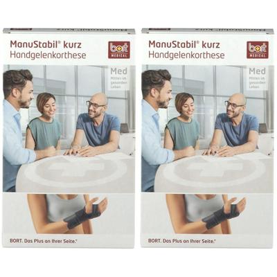 Bort ManuStabil kurz rechts S haut 2x 2x1 St Bandage(s)