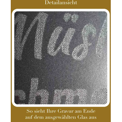 Kaffeebecher Jasper 285 ml mit Text - Schwarz
