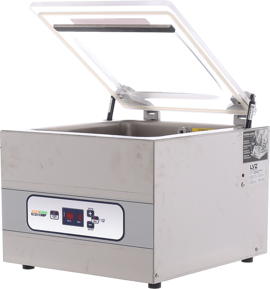 AgriEuro TOP-LINE Kammervakuumierer Euro 3500 Edelstahl - Schweißleiste 35 cm