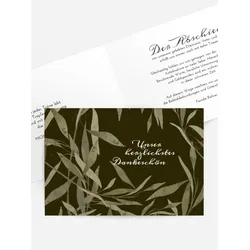Trauerkarten Dankeskarten selbst gestalten mit Spruch und Fotos im Onlinedesigner bei Meine-Kartenmanufaktur.de