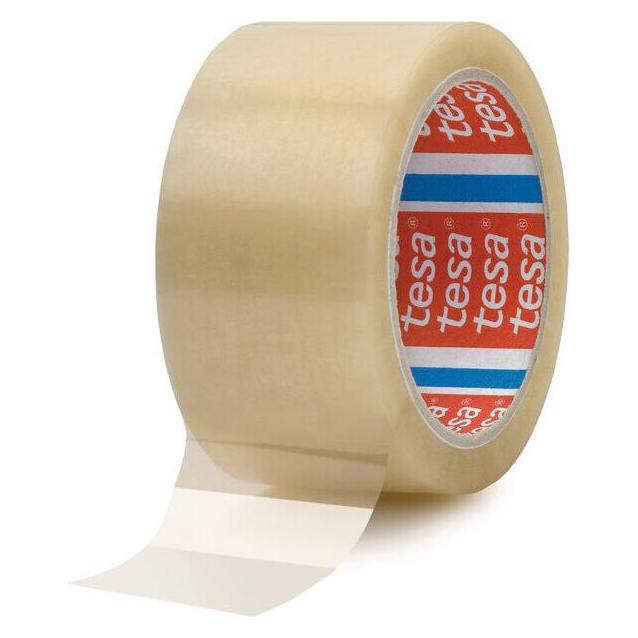 tesa tesapack Kartonverschlussband PP 66m x 50mm transparent (50 mm) (64044-00001-04)