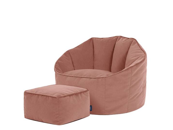 SITZSACK-SESSEL Sirena mit Hocker