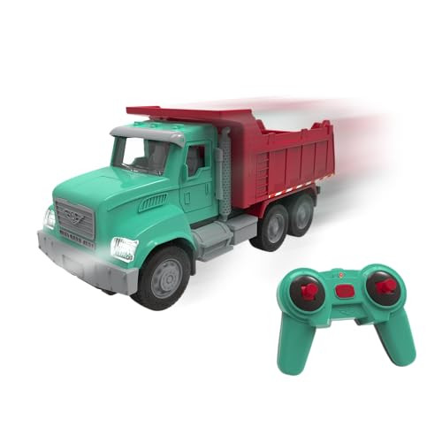 Driven by Battat WH1330Z R/C Dump Truck met licht en geluid, Multi