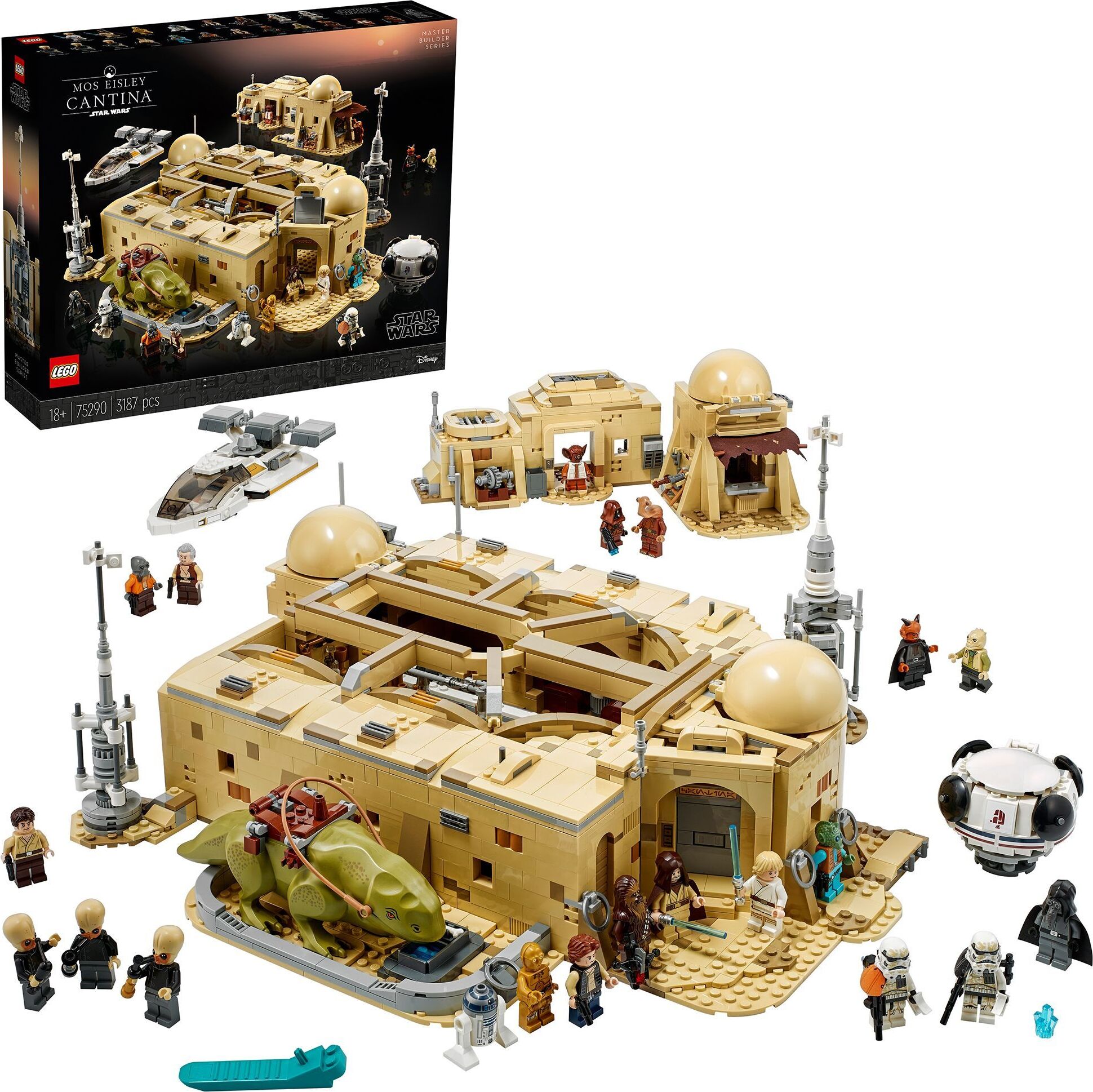 LEGO Star Wars Mos Eisley Cantina großes Bauset für Erwachsene, Eine Neue Hoffnung 75290