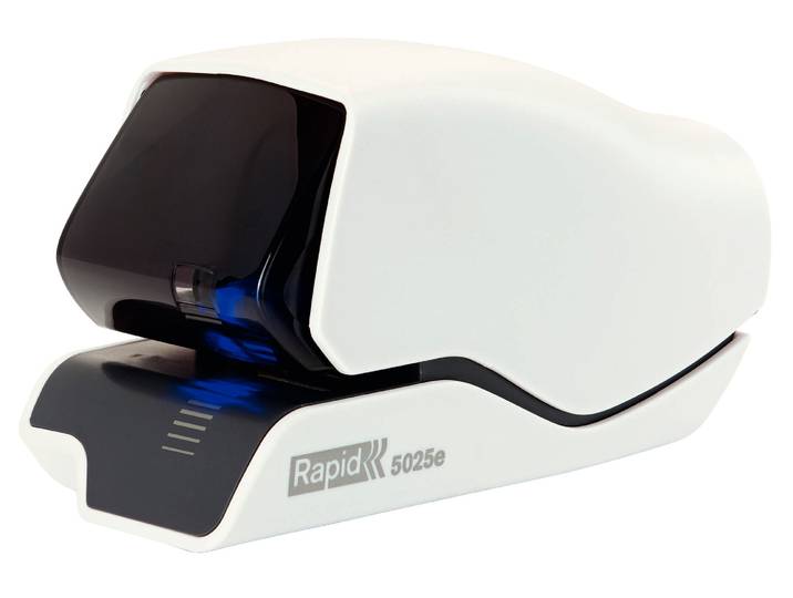 Rapid Agrafeuse électrique Supreme 5025e - Capacité 25 feuilles - Blanc