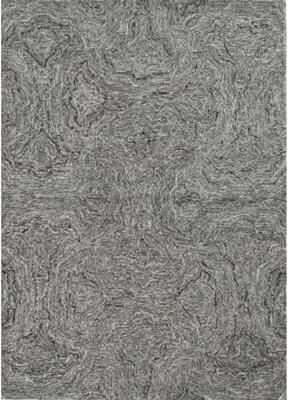 Rio Carbon Loft Streaya Natural Granite Handmade Wool Rug