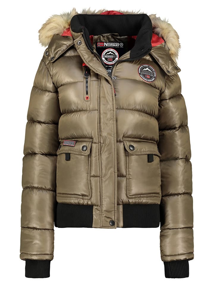 Geographical Norway Winterjacke "Bugs" in Khaki - XXL