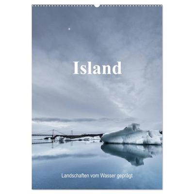 Island - Landschaften vom Wasser geprägt (Wandkalender 2026 DIN A2 hoch), CALVENDO Monatskalender