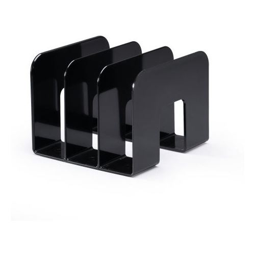 DURABLE Stehsammler TREND, Kunststoff, 3 Fächer, schwarz