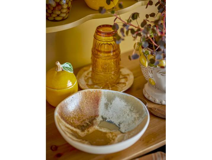 Set de bols Lacey 4 pièces Ø 21cm Jaune