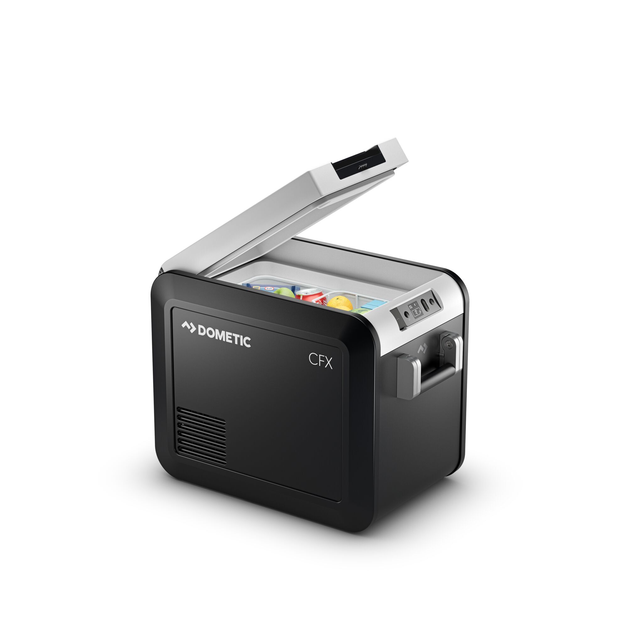 Dometic CFX3 25, Schwarz, Silber, Polyurethan (PU), LCD, 25 l, 1,5 l, 32 g