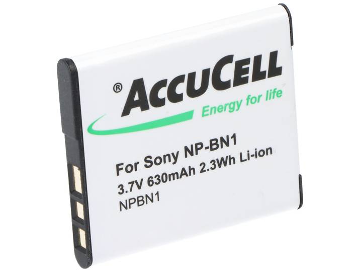 AccuCell NP-BN1 - Li-ion batterij - 580-630mAh - Geschikt voor Sony camera's