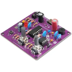 Soldered Lo-Fi Noise Machine Lötbausatz, analoger 556-Timer Synthesizer, Square Wave, USB-C