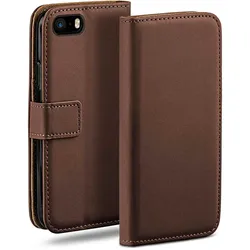 moex Book Case für iPhone 5 Klapphülle mit Kartenfach