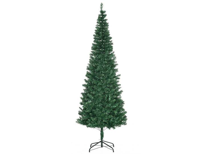 ComfortXL Weihnachtsbaum De-41603 2,1 m, Led, Weihnachtsstern Grün, Kunststoff, 210 cm, Dekoration, Weihnachtsdekoration, Christbäume & Zubehör