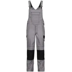 Wilson Multinorm Latzhose mit Kniepolstertaschen, grafitgrau/schwarz, Schrittlänge Standard, Größe 56 - grafitgrau/schwarz - 56