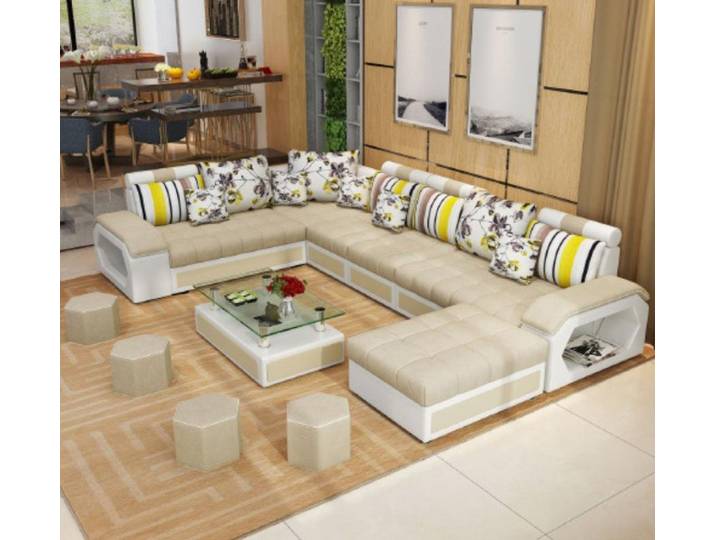 Xlmoebel Wohnlandschaft Ecksofa in U-Form mit moderner Polsterung in elegantem Design, Ecksofa in U-Form, Hergestellt in Europa