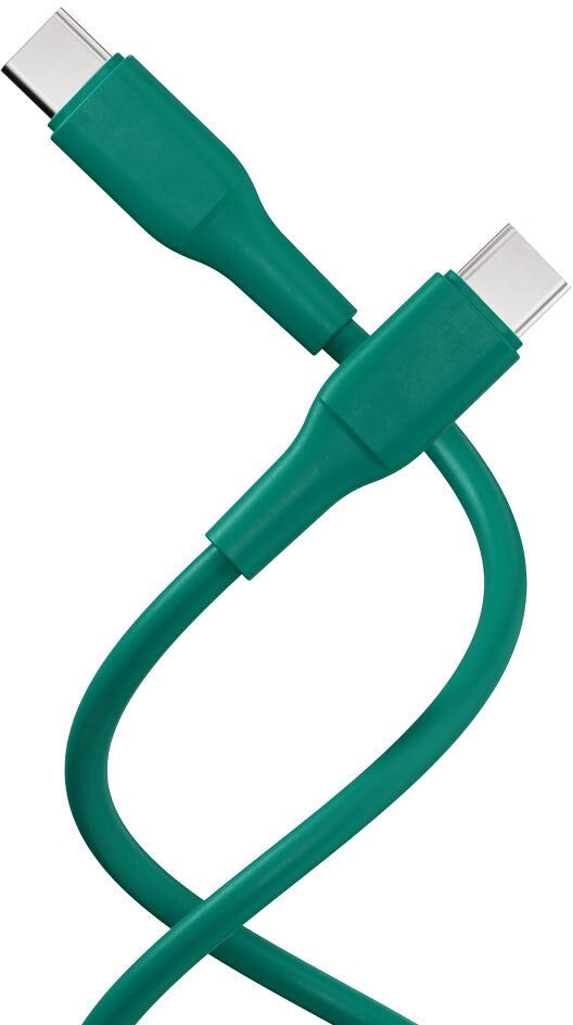 X2O Superflex USB-C til USB-C Kabel - 1.5m / 60W - Grøn
