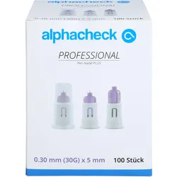 Alphacheck Professional Pen-Nadel Plus 30 Gx5 Mm 100 ST
