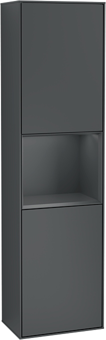 Villeroy und Boch Finion Hochschrank G470HGHG 41,8x151,6cm, rechts, Emotion, Regal Midnight Blue Matt Lacquer, Midnight Blue Matt Lacquer