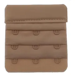 BH-Verlängerung 3-reihig 57mm beige, BH-Erweiterung, Rückenverlängerung,